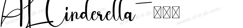 AL Cinderella字体转换